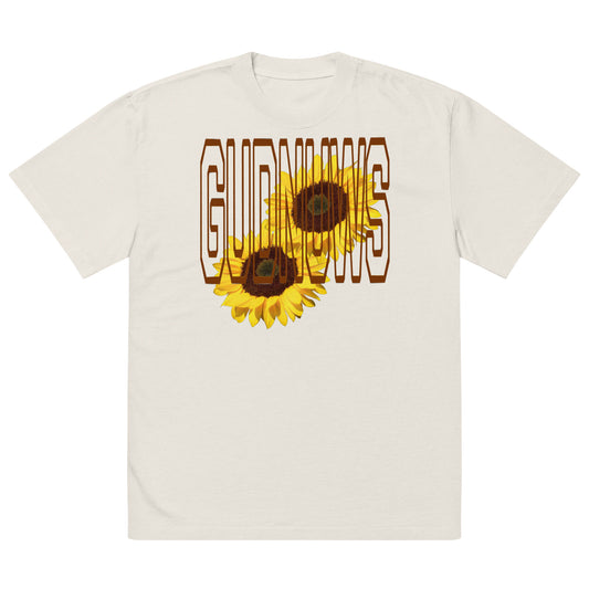 Oversized sunflower TEE